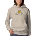 thumbnail image 1 of Daisies, Sun And Moon Art Hoodie Women -Image by Shutterstock, Female 3X-Large, 1 of 4