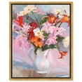 thumbnail image 1 of Daisies on Summer Canvas Romantic Floral Wall Art by Art Remedy, Gold Frame, 30" x 36", 1 of 7