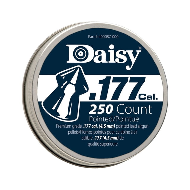 177 Daisy Air Rifle Ammo, 177 Cal Pointed Field Pellet, 250 Count - Walmart.com