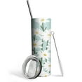 thumbnail image 1 of Daisy 20 Oz Skinny Tumbler with Lid and Straw - Insulated Water Bottle- Insulated Travel Coffee Mug, 1 of 5