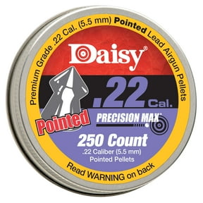 Daisy .22 Caliber PrecisionMax Pointed Pellets, 250 Count