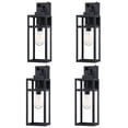 thumbnail image 1 of Daisy 4 Pack Dusk to Down Outdoor Wall Light - 5.9"x7.76"x18.39", 1 of 5