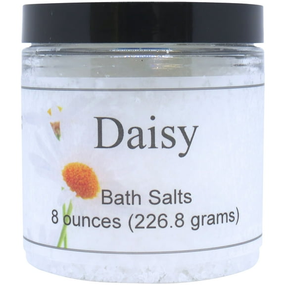 Daisy Bath Salts by Eclectic Lady, 8 ounces