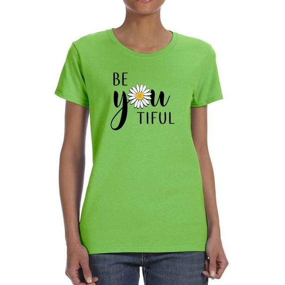 Daisy Be Youtiful T-Shirt Women -Image by Shutterstock, Female Large