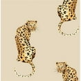 thumbnail image 1 of Daisy Bennett DB20205 20.5 x 216 in. Leopard King Peel & Stick Wallpaper, Pale Oak, 1 of 9