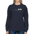 thumbnail image 1 of Daisy Bicycle Adventure Sweatshirt Women -Image by Shutterstock, Female Medium, 1 of 4