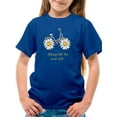 thumbnail image 1 of Daisy Bicycle Positive Quote T-Shirt Juniors -Image by Shutterstock,  Small, 1 of 4