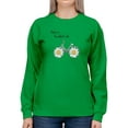 thumbnail image 1 of Daisy Bicycle Ride Sweatshirt Women -Image by Shutterstock, Female x-Large, 1 of 4