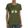 thumbnail image 1 of Daisy Bicycle Ride T-Shirt Women -Image by Shutterstock, Female 5X-Large, 1 of 4