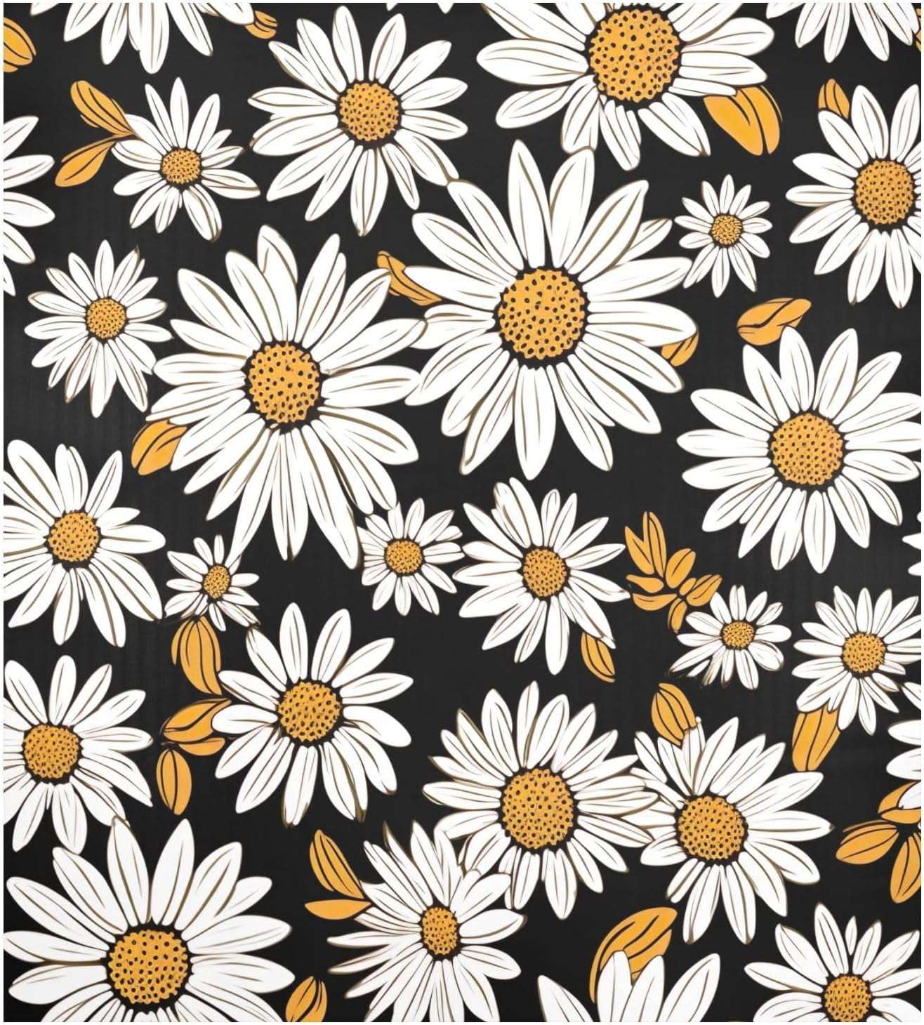 Daisy Black Dishwasher Magnet Covers for The Front Magnetic Dishwasher ...