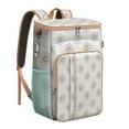 thumbnail image 1 of Daisy Bloom Pattern Cooler Backpack - 20L Insulated Picnic Backpack with Tablet Compartment for Convenience, 1 of 5