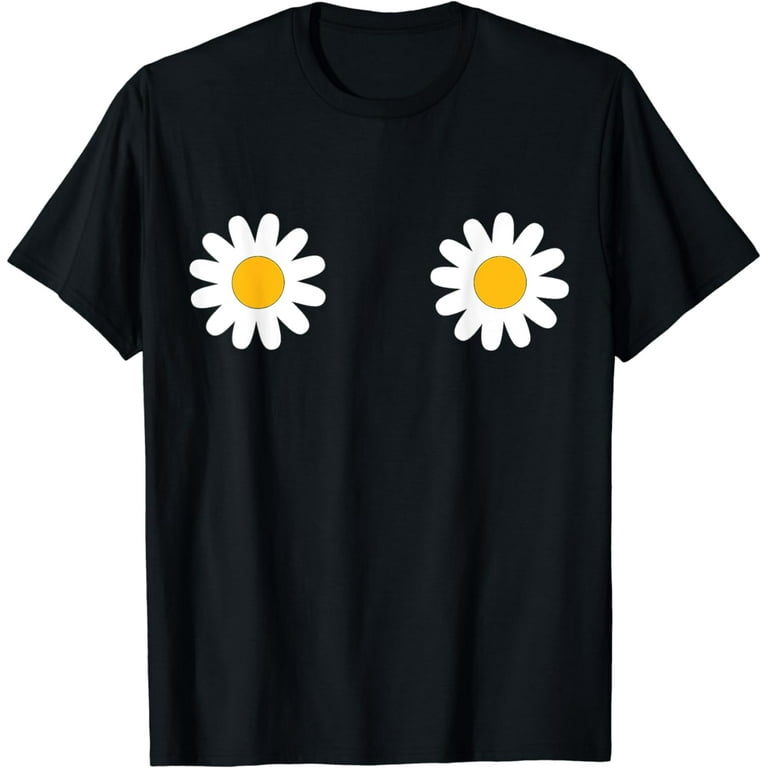 Daisy Boob T Shirt Cute Sexy Trendy Daisy Boob T Shirt Cute Sexy Trendy