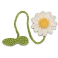 thumbnail image 1 of Daisy Bookmarks,Happon Unique Personalized Bookmark (Handmade Knitted),Readers Book Lovers Gifts for Women Kids Teenager,Also for Curtain Tiebacks Holdbacks, 1 of 7