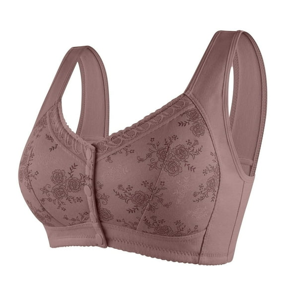 Daisy Bra for Seniors, Front Snap Closure Bras, Front Snaps Daisy Bras for Older Women