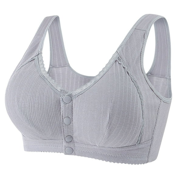 Daisy Bra for Seniors, Front Snap Closure Bras, Front Snaps Daisy Bras for Older Women