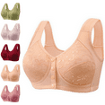 thumbnail image 1 of Daisy Bra for Seniors, Front Snap Closure Bras, Front Snaps Daisyy Bras for Older Women - Beige,40, 1 of 6