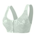 thumbnail image 1 of Daisy Bras for Older Women Front Closure 2025 - No Underwire, Full Coverage Wireless Bra, Breathable Soft Comfortable Tshirt Bra for Seniors Plus Size, 1 of 5