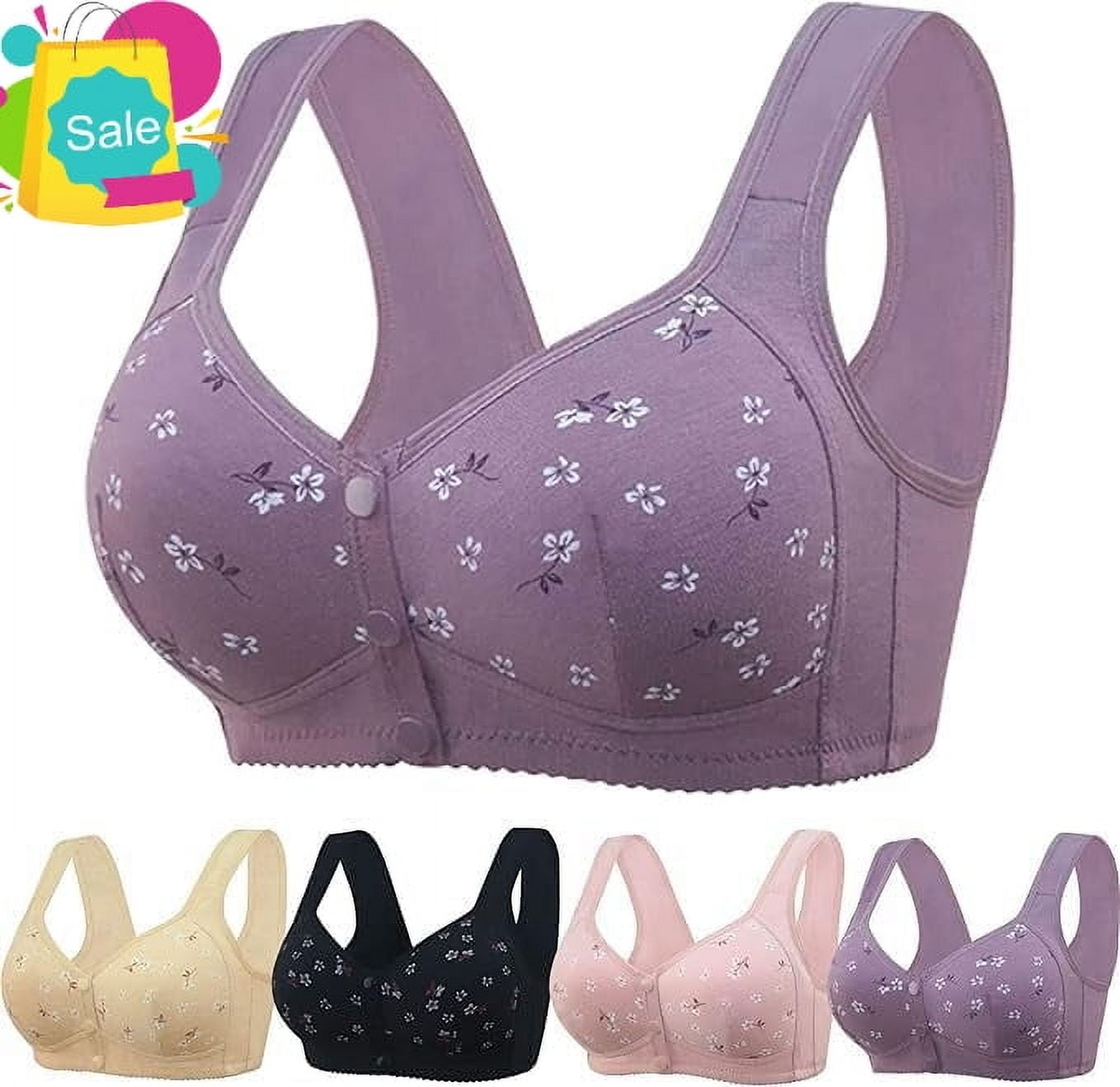 Daisy Bras for Older Women, 2025 New Front Closure Bra for Women, Daily ...