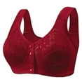 thumbnail image 1 of Daisy Bras for Older Women: Full Coverage, Breathable, Padded, Wireless, Front Closure, Push Up Bras, 1 of 5