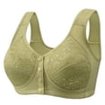 thumbnail image 1 of Daisy Bras for Older Women: Full Coverage, Breathable, Padded, Wireless, Front Closure, Push Up Bras, 1 of 5