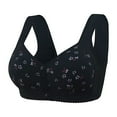 thumbnail image 1 of Daisy Bras for Older Women Seniors Cotton Front Closure Push up Wireless Seamless Anti Sagging Bra, 1 of 6