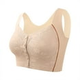 thumbnail image 1 of Daisy Bras for Women No Underwire Front Closure Comfort Senior Wireless Snap Closing Bra, 1 of 5