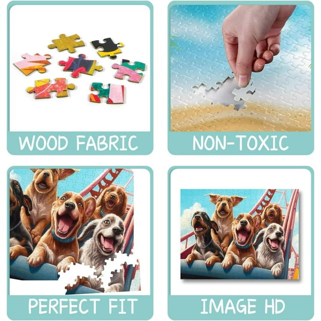 Daisy Bush Birdie 200Piece Wooden Jigsaw Puzzle Letters On The Back