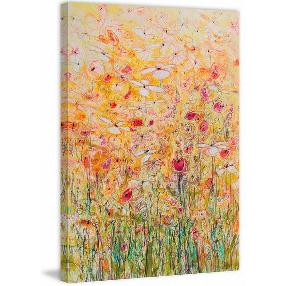 "Daisy Chain 10" Painting Print on Wrapped Canvas