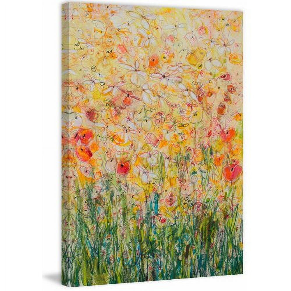 "Daisy Chain 21" Painting Print on Wrapped Canvas
