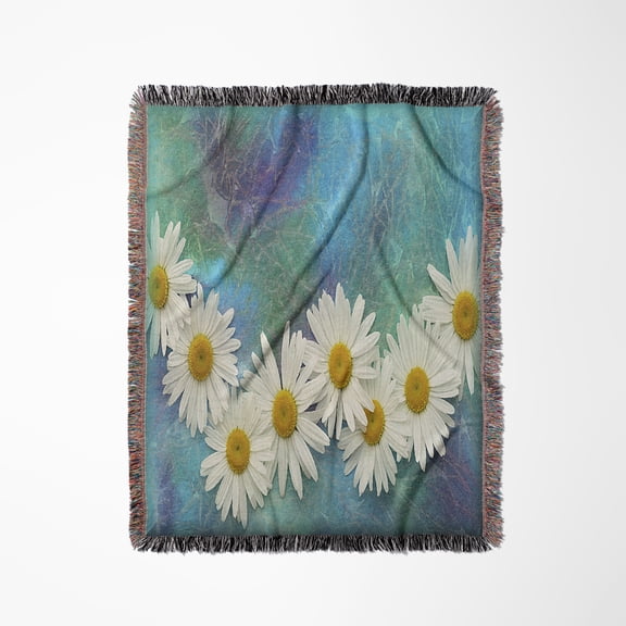 Daisy Chain, Woven Blanket