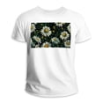 thumbnail image 1 of Daisy Classic White 100% Cotton T-Shirt | Men's Casual Wear Basic Tee | Comfortable Breathable Fabric | Short Sleeve Shirt for Everyday Wear in Summer, 1 of 5