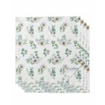 thumbnail image 1 of Daisy Cloth Napkins Set of 4 Reusable Dinner Napkins, Spring Eucalyptus Leaves Flowers Botanical Country Cocktail Napkin Washable Table Napkins for Wedding/Holiday Party/Baby Shower 20"x20", 1 of 7