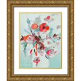 thumbnail image 1 of Daisy D 15x18 Gold Ornate Wood Framed with Double Matting Museum Art Print Titled - Vase Of Beauty, 1 of 4