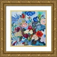 thumbnail image 1 of Daisy D 20x20 Gold Ornate Wood Framed with Double Matting Museum Art Print Titled - Boardwalk Blooms, 1 of 4