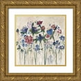 thumbnail image 1 of Daisy D 26x26 Gold Ornate Wood Framed with Double Matting Museum Art Print Titled - Golden Garden Muted, 1 of 4