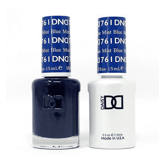 Daisy DND Gel & Lacquer Duo Nail Polish in 761 Blue Mist for Unisex
