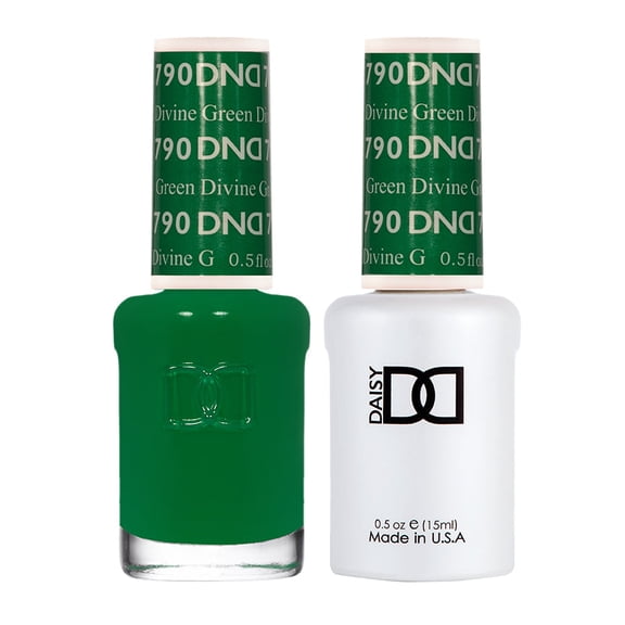 Daisy DND Gel & Lacquer Duo Nail Polish in 790 Divine Green for Unisex
