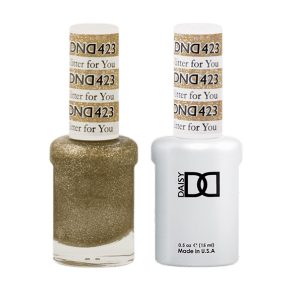 Daisy DND Gel & Lacquer Duo for Female, 423 Glitter