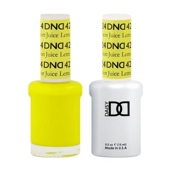 Daisy DND Gel & Lacquer Duo for Female, 424 Lemon Juice