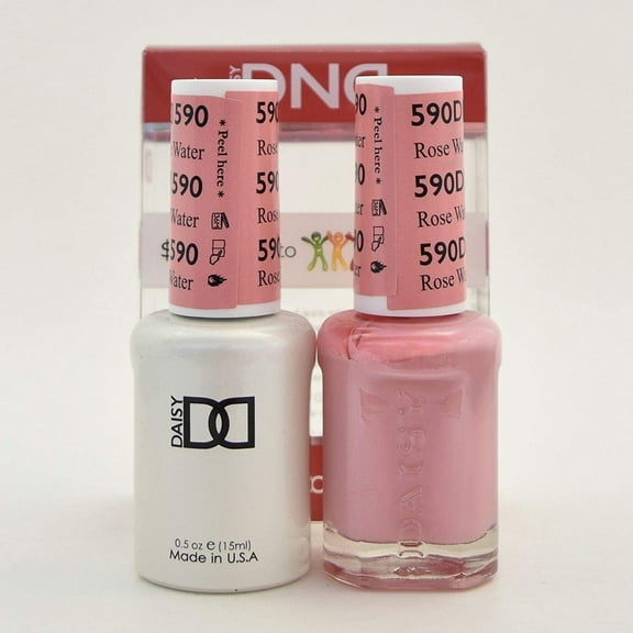 Daisy DND Nail Polish Gel & Matching Lacquer Set, 590 - Rose Water