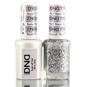 Daisy DND Neutrals Soak Off GEL POLISH DUO, All In One Gel Lacquer + Matching Nail Polish Color - Snow Way! (779)