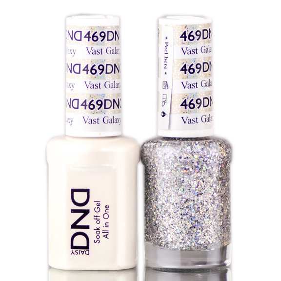 Daisy DND Neutrals Soak Off GEL POLISH DUO, All In One Gel Lacquer + Matching Nail Polish Color - Vast Galaxy (469)