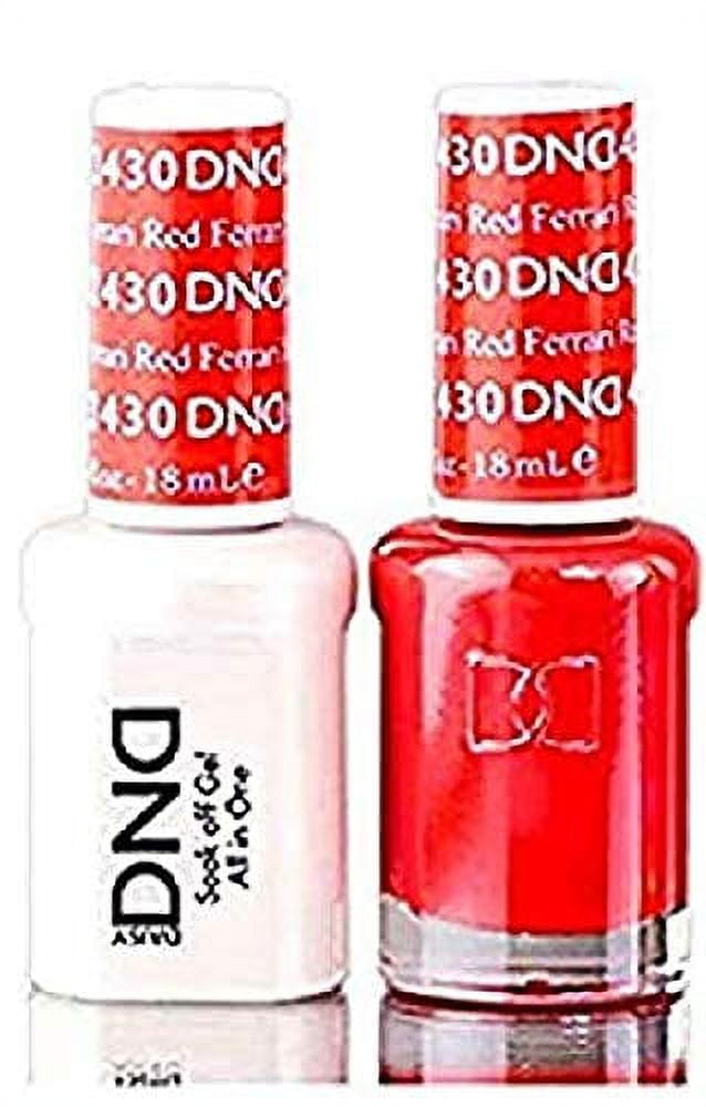 Daisy DND Reds Soak Off GEL POLISH DUO, All In One Gel Lacquer