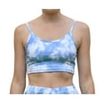 thumbnail image 1 of Daisy Del Sol Cropped Tank Spaghetti Strap Cami Floral Boho Tie Dye Print & Solid Colors Mix N Match Crop Top, 1 of 5