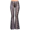 thumbnail image 1 of Daisy Del Sol High Waist Gypsy Comfy Yoga Ethnic Tribal Stretch Palazzo 70s Bell Bottom Fit to Flare Pants, 1 of 7