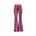 thumbnail image 1 of Daisy Del Sol High Waist Gypsy Comfy Yoga Ethnic Tribal Stretch Palazzo 70s Bell Bottom Fit to Flare Pants, 1 of 9