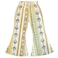 thumbnail image 1 of Daisy Del Sol Little Girls Boho Bell Bottom Stretch Legging Flared Soft Yoga Pants Toddler Childrens Kids 2T-5T, 1 of 4