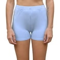 thumbnail image 1 of Daisy Del Sol Women's High Waisted Stretchy Soft Tie Dye Floral Solid Yoga Athleisure Loungewear Biker Boyshort Booty Shorts, 1 of 5