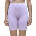 thumbnail image 1 of Daisy Del Sol Women's High Waisted Stretchy Soft Tie Dye Floral Solid Yoga Athleisure Loungewear Biker Long Shorts, 1 of 5