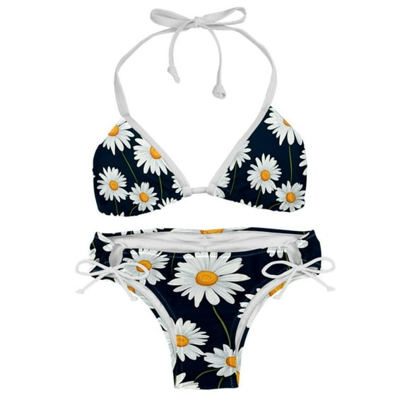 Daisy Detachable Sponge Adjustable Strap Bikini Set Two-Pack - Swim Suit Swimsuits One-Piece Swimsuits